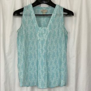 Loft Floral Sleeveless Blouse